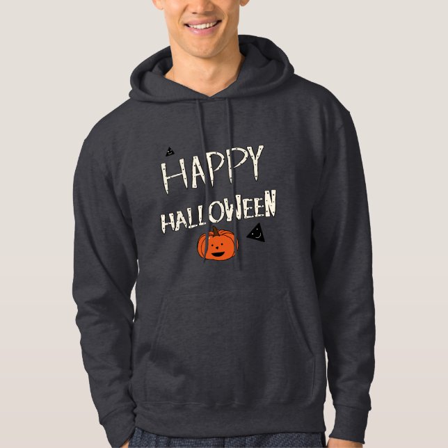 Moletom Feliz Halloween Pumpkin Design (Frente)