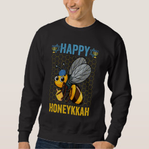 Moletom Feliz Honeykkah Funny Hanukkah Honey Bee Gift