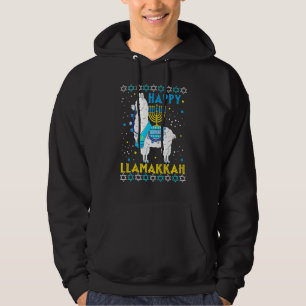 Moletom Feliz Llamakkah Llama Judaico Fofo Óculos de Sol H