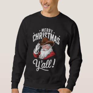 Moletom Feliz Natal a Todos Cowboy Country Papai Noel