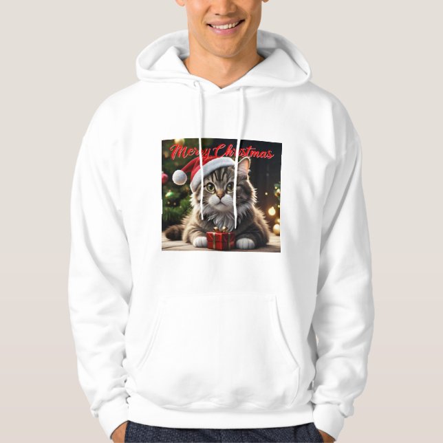 Moletom Feliz Natal Cat (Frente)
