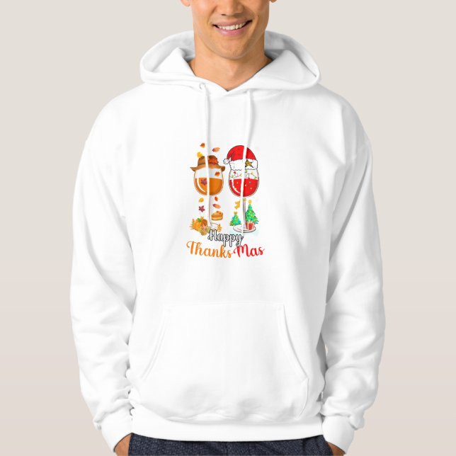 Moletom Feliz Natal de Ação de Graças de Natal Long S (Frente)