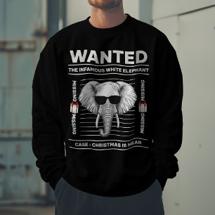 Moletom Feliz Natal de Elefante Branco