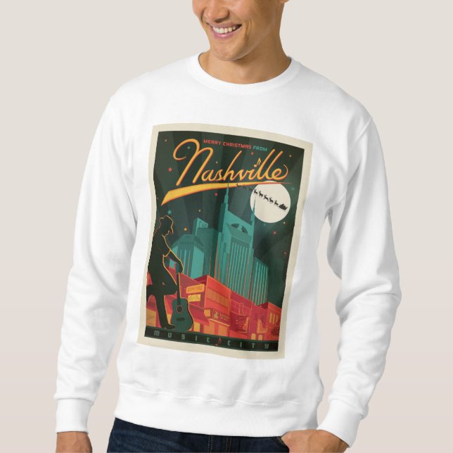 Moletom Feliz Natal de Nashville (Frente)