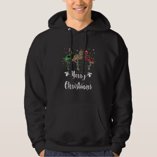Moletom Feliz Natal Leopard Red Green Xadrez Flamingo