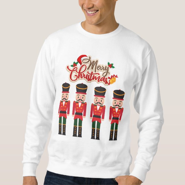 Moletom Feliz Natal Noz Festa Festiva Tee (Frente)