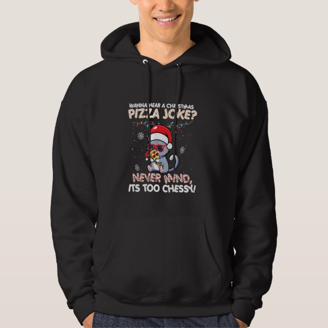 Moletom Feliz Natal Pizza Piada Santa Hat Xmas 2021 (Frente)