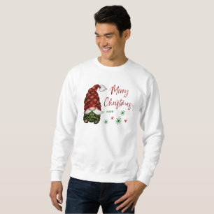Moletom Feliz Natal Rustic Country Gnomo Feriado