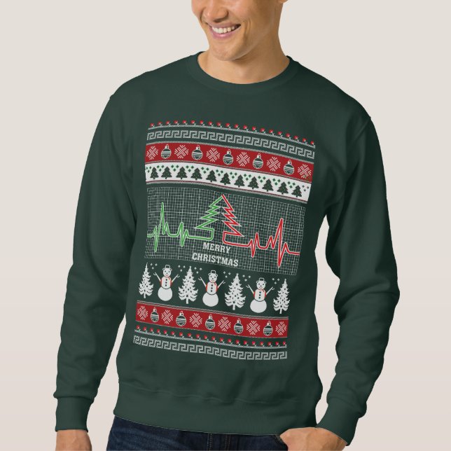 Moletom Feliz Natal Seja Sempre Verde No Seu Coração (Frente)