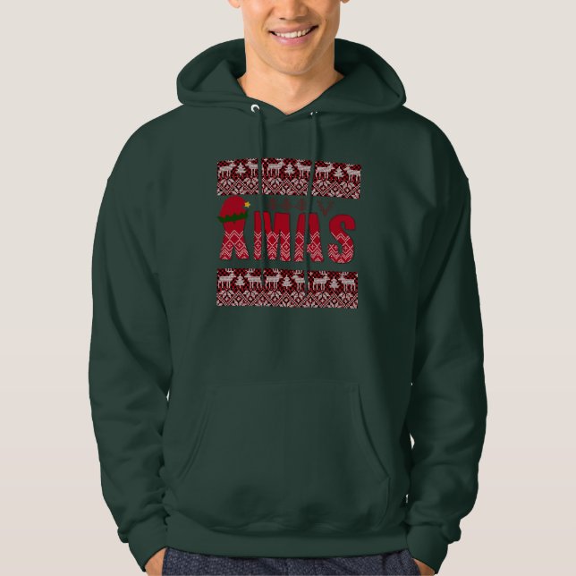 Moletom Feliz Natal, Trendy Elegant (Frente)