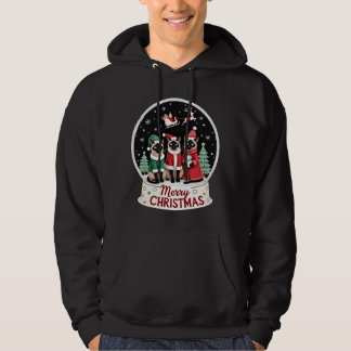 Moletom Feliz Natal Três Santa Elfo Rena Siamês C