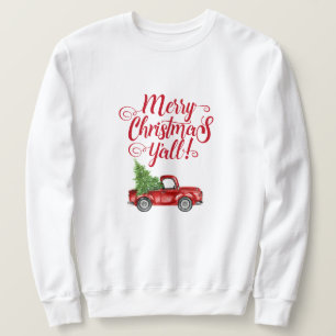 Moletom Feliz Natal Vintage Red Truck Natal