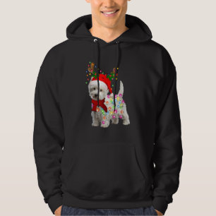 Moletom Feliz Natal Xmas Westie Dog Reindeer Cosplay F