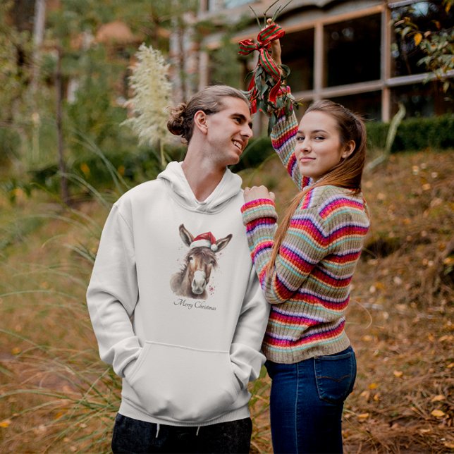 Moletom Feliz Pequeno Cachorro de Natal, personalizado (Criador carregado)