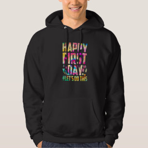 Moletom Feliz Primeiro Dia Vamos Fazer Isso Bem-vindo De V