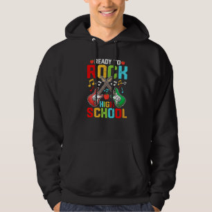 Moletom Feliz Pronto Para Rockar Ensino Médio Volta às Aul