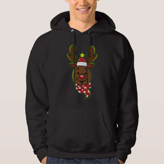 reindeer moletom com capuz