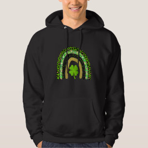 Moletom Feliz Rua Patrick Day Lucky Rainbow Clover