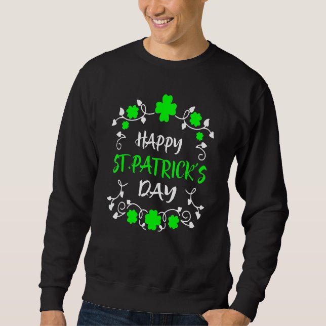 Moletom Feliz Rua Patrick S Day 2022 Celebra Irlandês Engr (Frente)