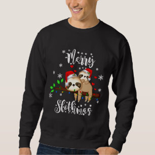Moletom Feliz Slothmas Christmas Pajama Sloth