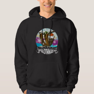 Moletom Feliz Slothmas Engraçado Pajama De Natal Para Lama