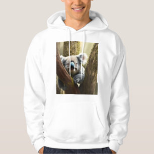Moletom Feliz Urso Australiano Koala Em Árvore, Hoodie