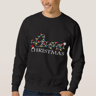 Moletom Feliz Xmas Ama Noite de Natal Família Divertida