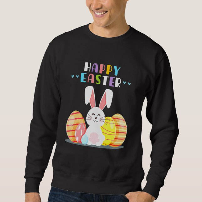 Moletom Felz pascoa de coelhos Primavera de cocaína Bunny  (Frente)