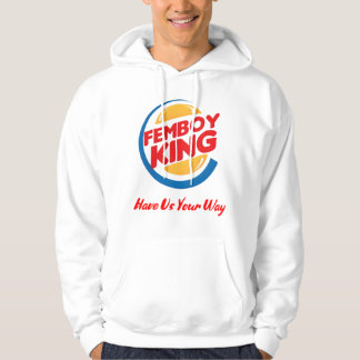 Moletom Femboy King, Hoodie de 1 lado
