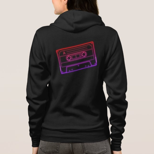 Moletom Feminino Com Fita Cassete de Áudio Neon Ve (Verso)