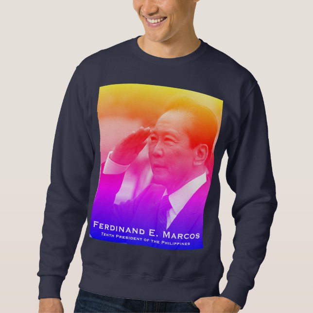 Moletom Ferdinand Marcos, Décimo Presidente das Filipinas (Frente)
