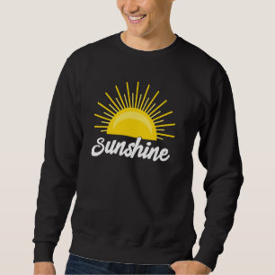 Moletom Férias de Verão de praia em curva Tee Sunshine San