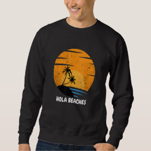 Moletom Férias de Verão em praia Hola Beaches Vintage Suns