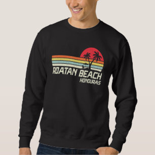 Moletom Férias de Verão Vintage Honduras Praia Roatan