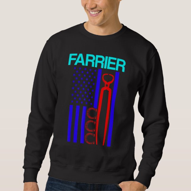 Moletom Ferrador Ferradura Aparar Cascos de Cavalos  6 (Frente)