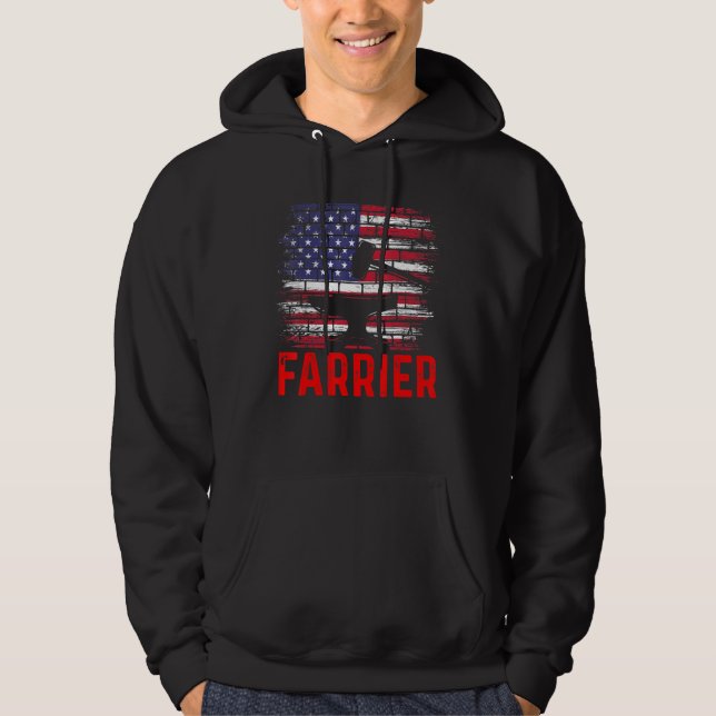 Moletom Ferrador Ferradura Aparar Cascos de Cavalos 66 (Frente)