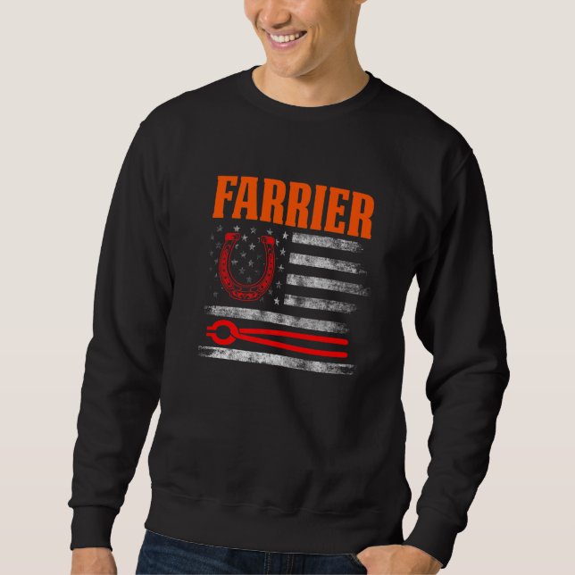 Moletom Ferrador Ferradura Aparelhamento Casco Equino (Frente)