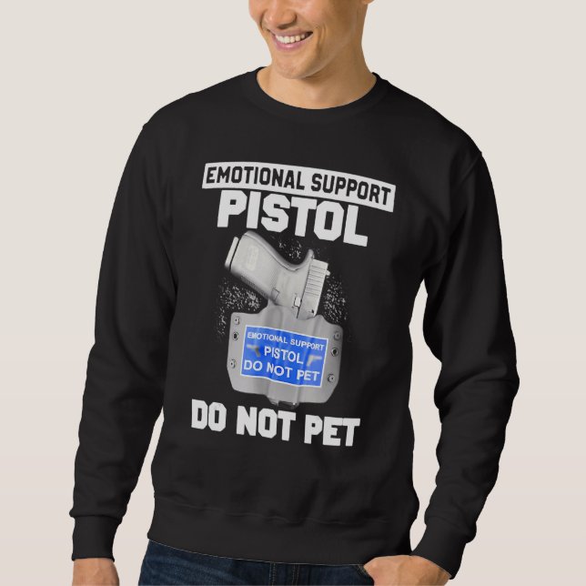 Moletom Ferramenta de suporte emocional Não Pet Roupa (Frente)
