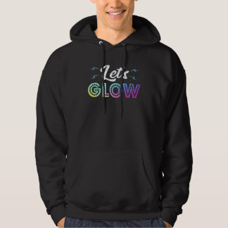 Moletom Festa Let's Glow no Retro Color design Para Menino