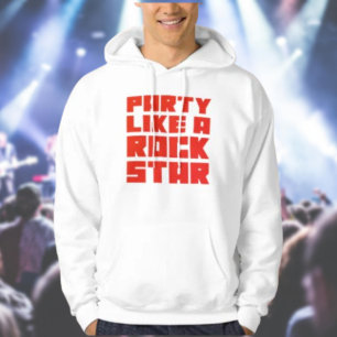 Moletom Festeje Como Uma Estrela do Rock