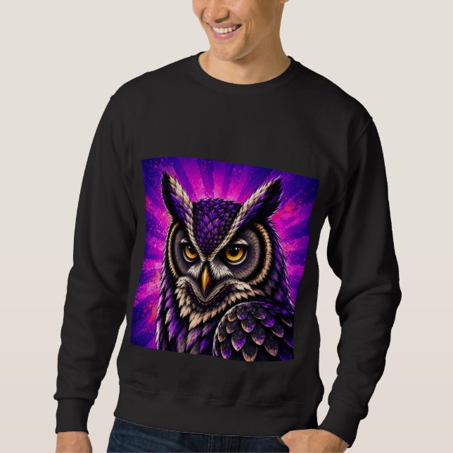 Moletom Fierce Owl Vintage Vida Selvagem (Frente)
