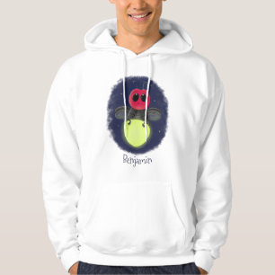 Moletom Figura de desenho animado com inseto de raio