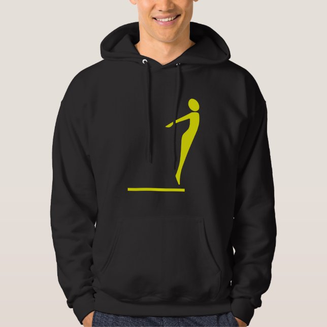 Moletom Figura de mergulho - Amarelo (Frente)