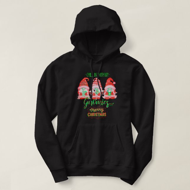 Moletom FILHEM COM MEUS GNOMES, natal engraçado (Frente do Design)