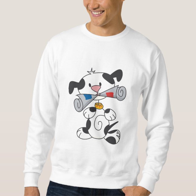 Moletom Filhote de cachorro com t-shirt e presentes do (Frente)