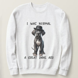 Moletom Filhote engraçado de Dogue Alemão