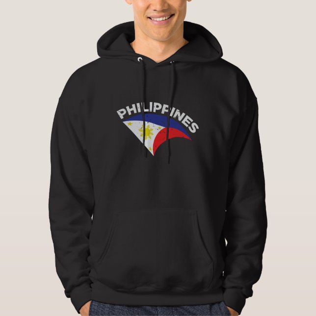 Moletom Filipinas, terra natal orgulhosa do Filipino Flag  (Frente)