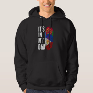 Moletom Filipino e Eritreu Mistura DNA Bandeira Património