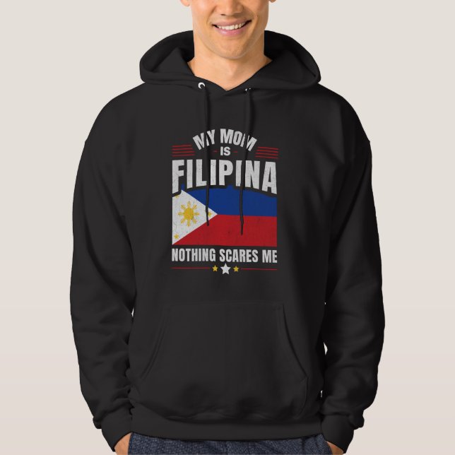 Moletom Filipino Filipinas Minha Mãe É FILPINA Nada Sc (Frente)