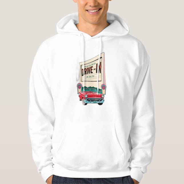Moletom filme drive-in estilo 1950s (Frente)